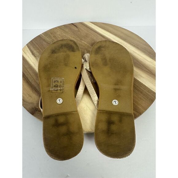 CAMEL TOES women's 7 Sandals Pom Pom Coin Shoes - Picture 9 of 10